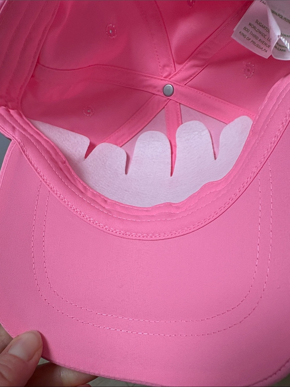 Lilly Pulitzer Pink Logo Baseball Cap - Picture 3 of 6